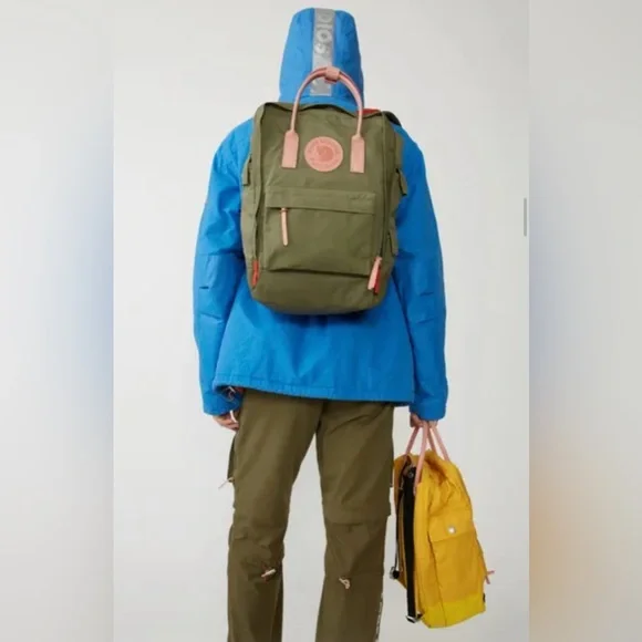 Limited Acne Studios x Fjallraven Kanken backpack, Olive Green - Picture 9 of 11